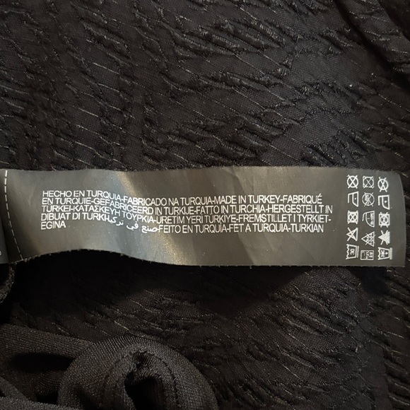 Zara Elegant Black Layered Dress-NWOT - Picture 8 of 9